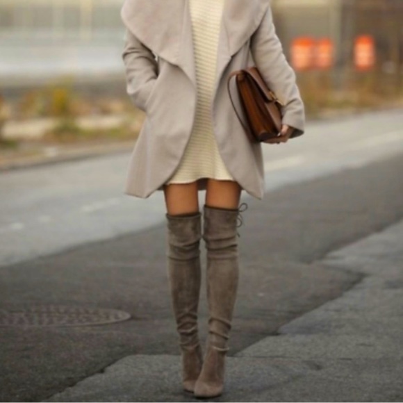 Marc Fisher OTK Suede Boots!!! Worn once & live in closet. SZ 7 - Picture 1 of 4